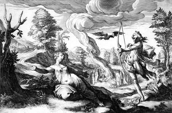 Coronis is Betrayed and Phoebus Kills Her