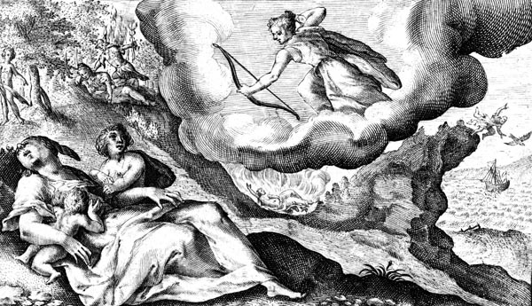 Diana kills Chione