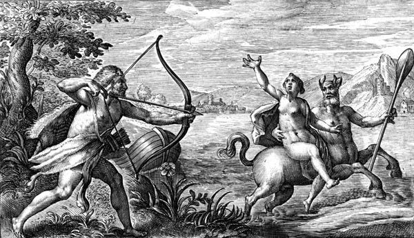Hercules kills Nessus